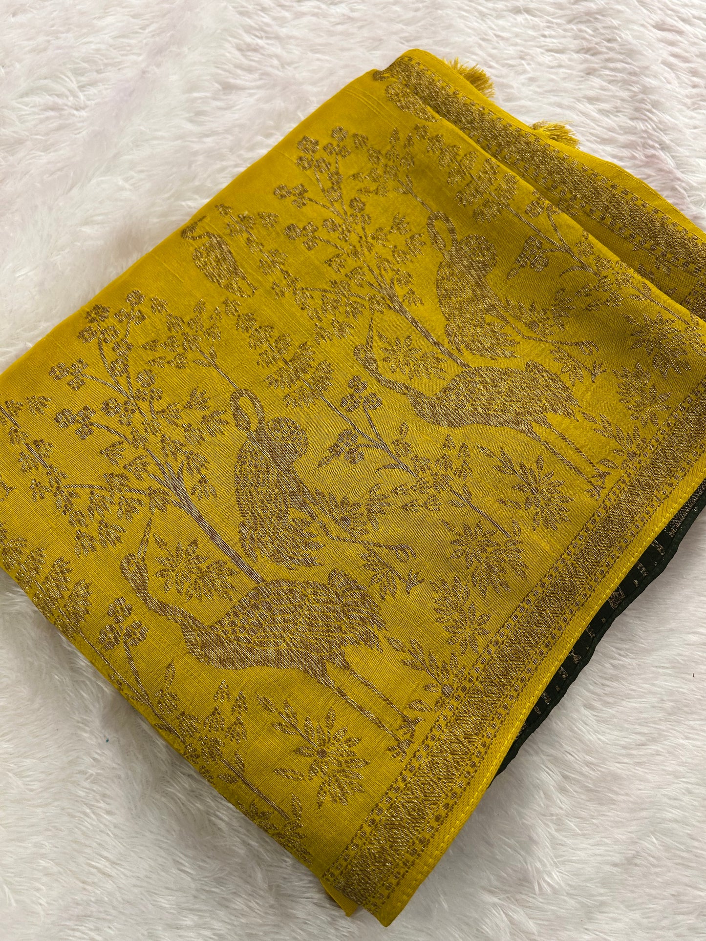 Premium Jute Tussar Fancy Saree-M14