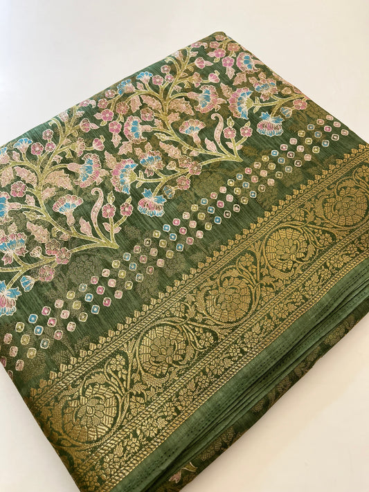 Tussar Printed Fancy