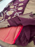Jute Chiffon Premium Designer Saree-M26