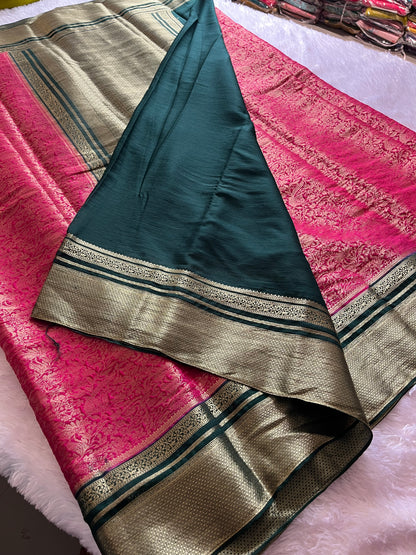Banarasi Brocade soft silk