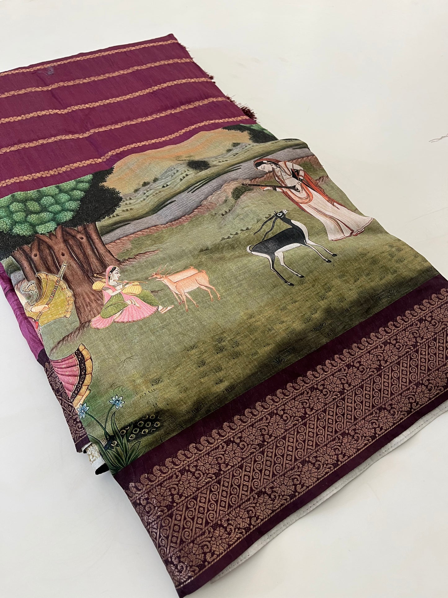 Crush Tussar  Designer