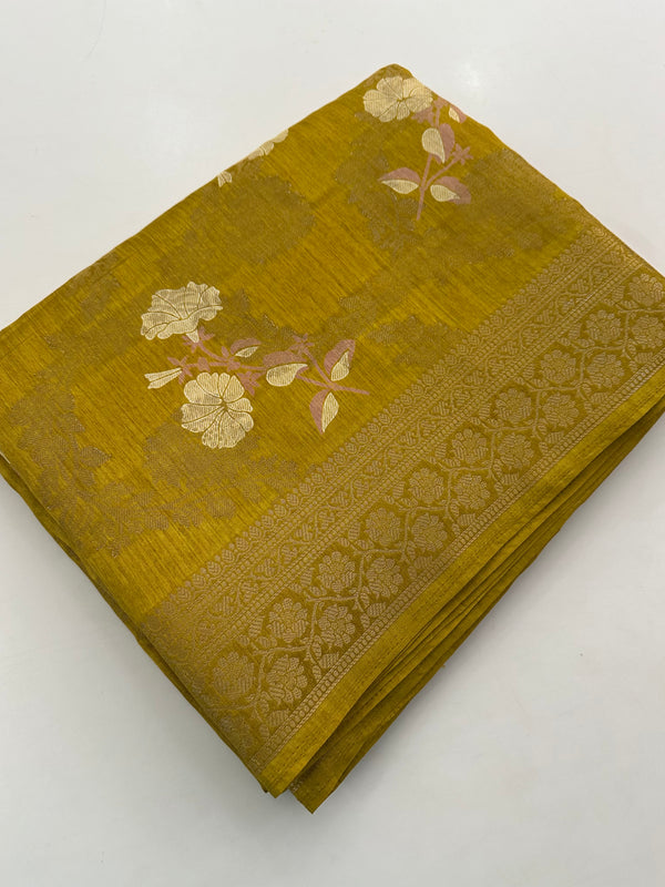 Tussar Fancy New Prints-J18