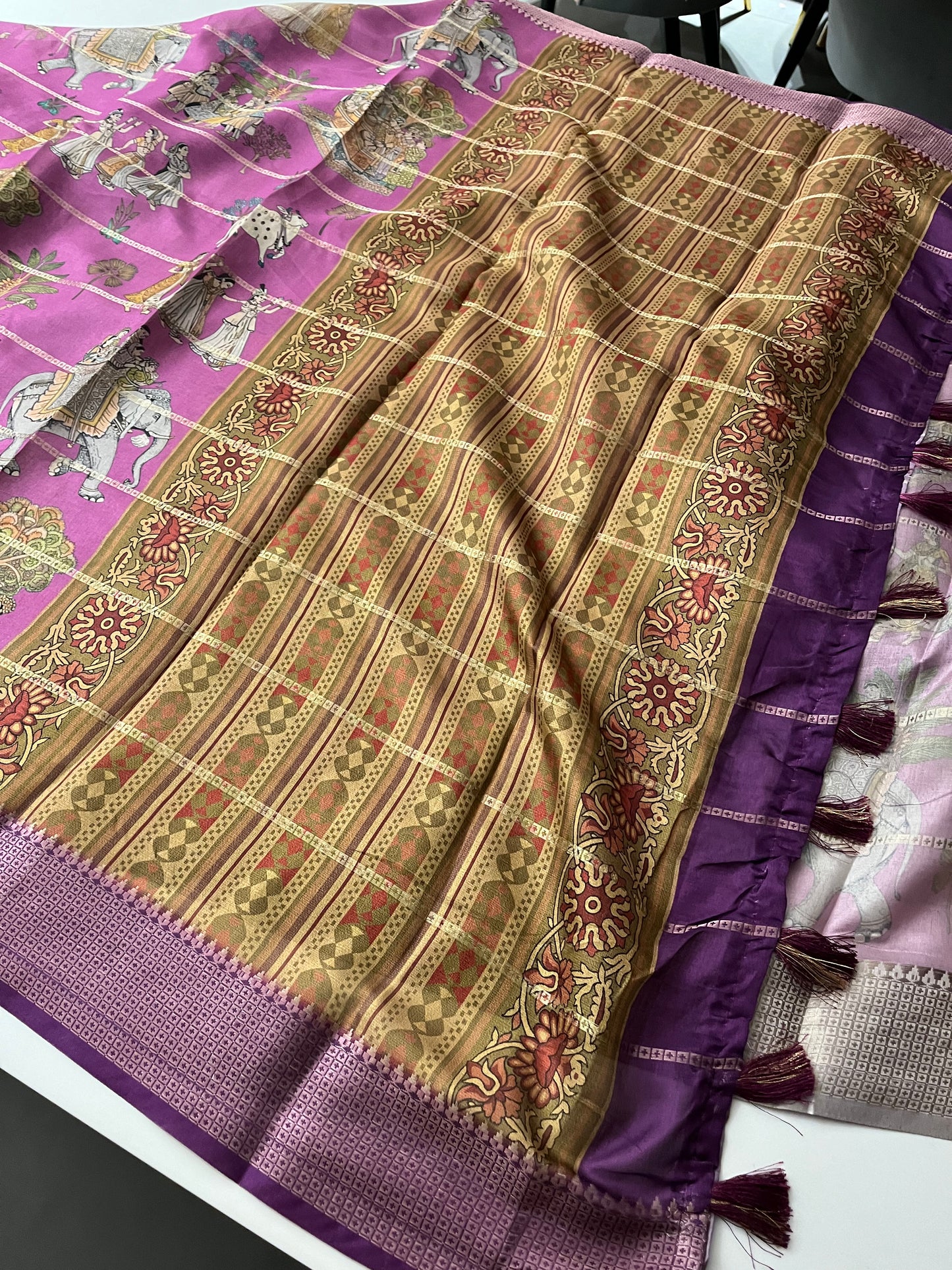 199 Kalamkari Chiffon