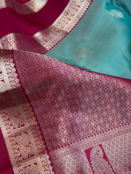 PURE KANJEEVARAM SILK BENTEX BORDER-SILK0810