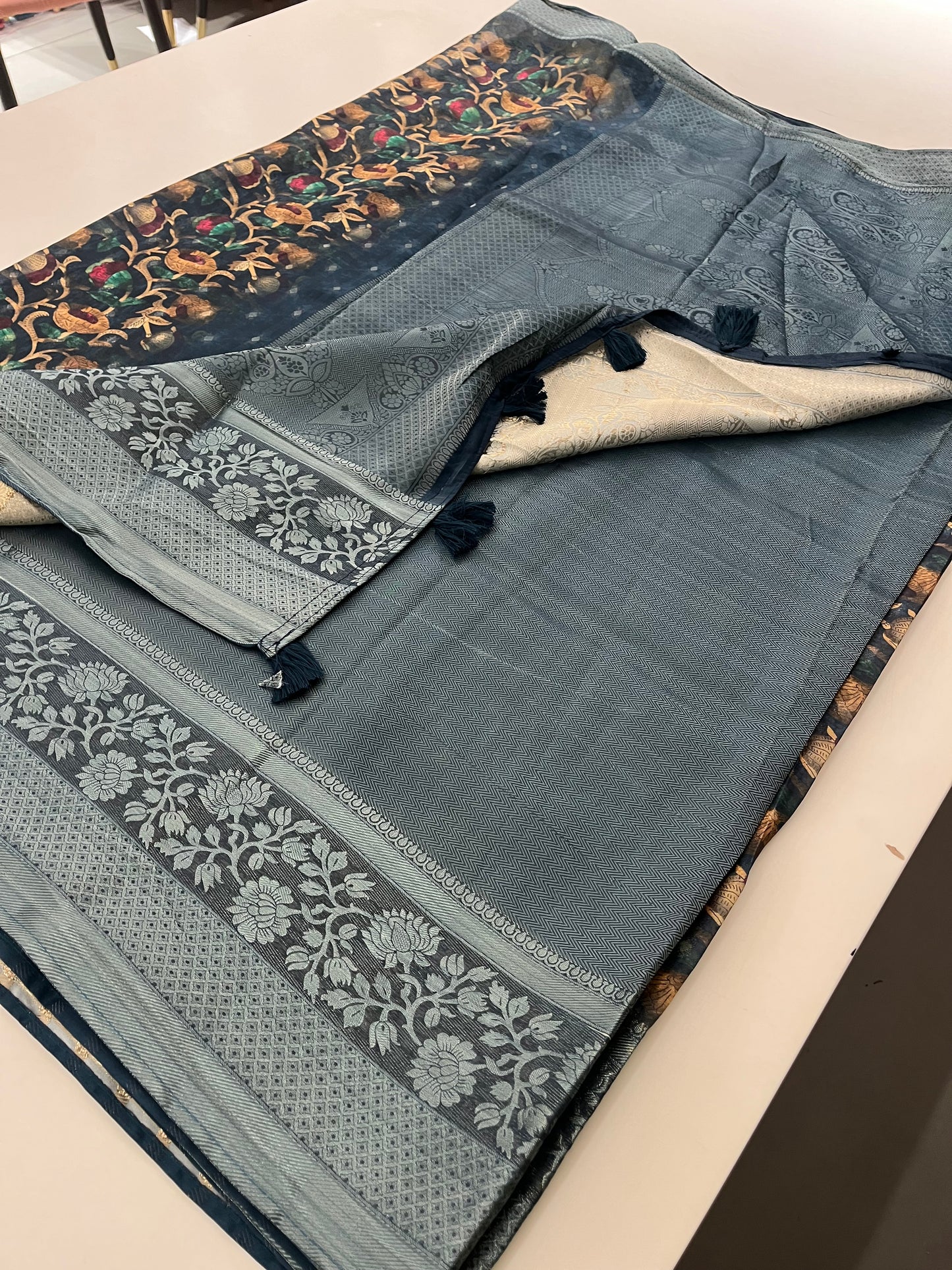 Premium printed Brosso Saree
