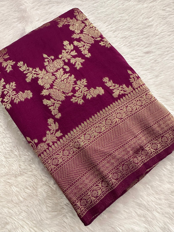Banarsi Crape Silk-JU8