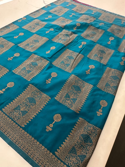 Kalamkari Tussar Printed-M26