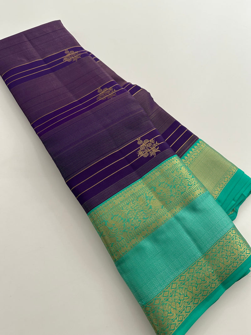Self Kanchi Silk Sarees🌹-AU14