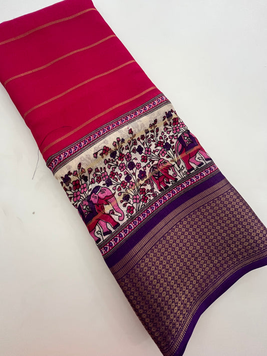 Kalamkari Chiffon