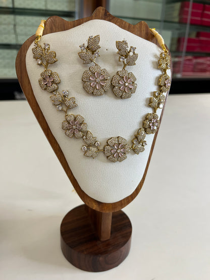 Premium stone flowers jewellery-1029