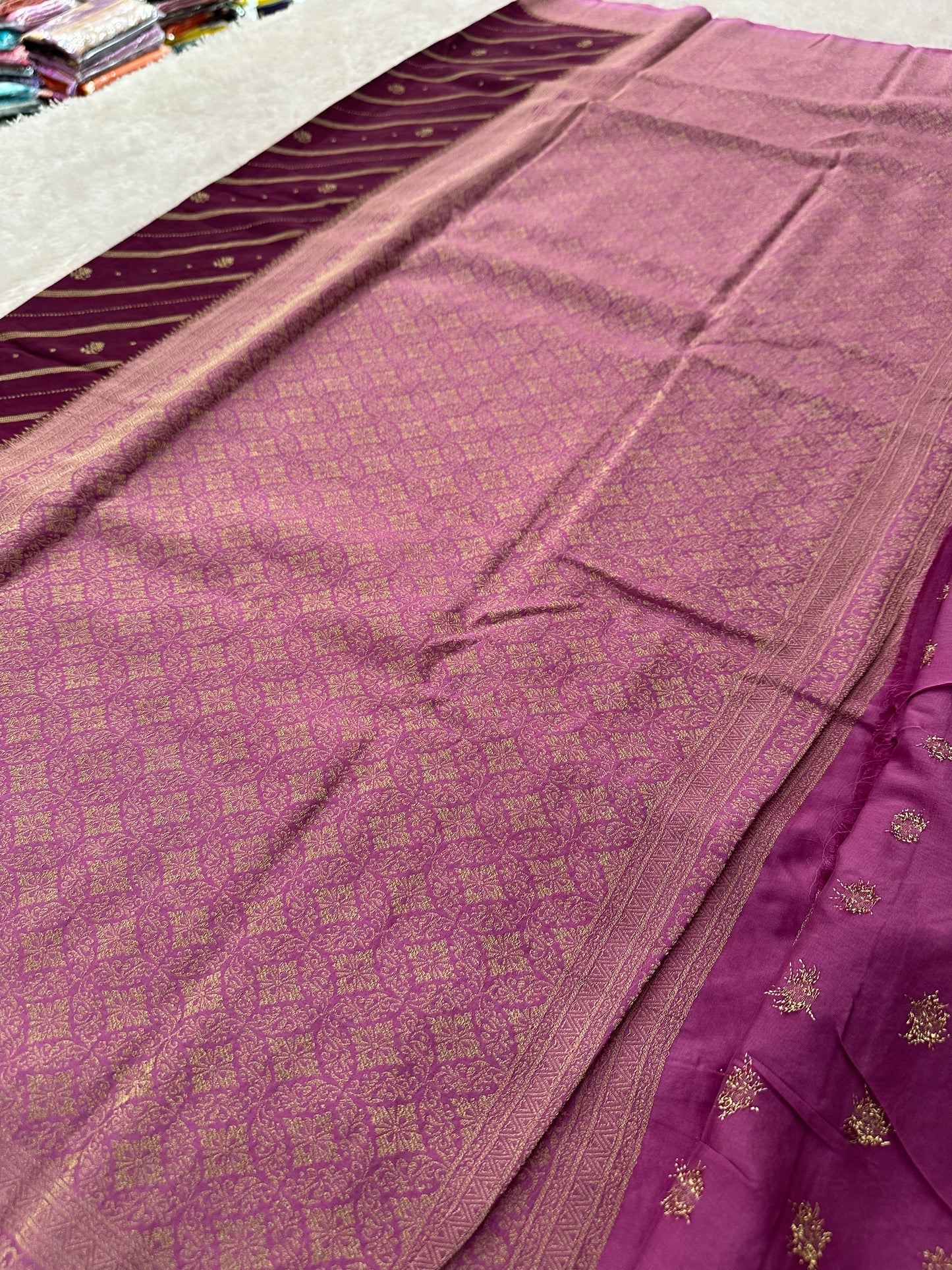 Premium Crape Designer Saree-M13