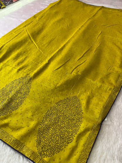 Tussar Work Fancy Saree