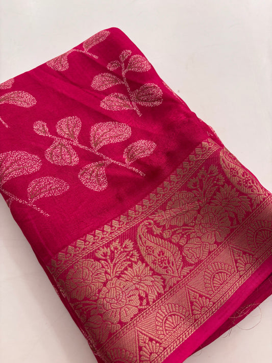 Printed chiffon