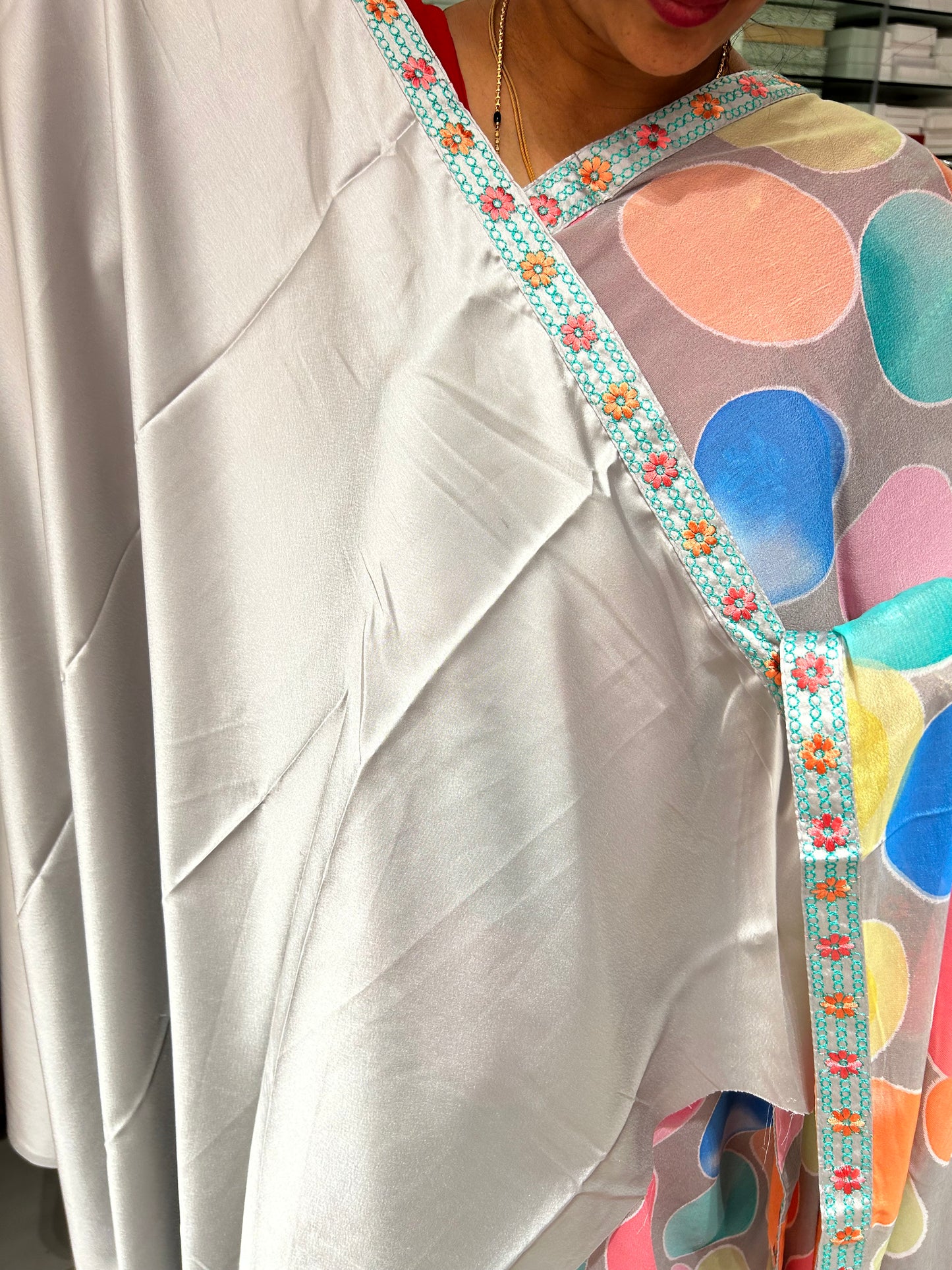 Premium laser chiffon