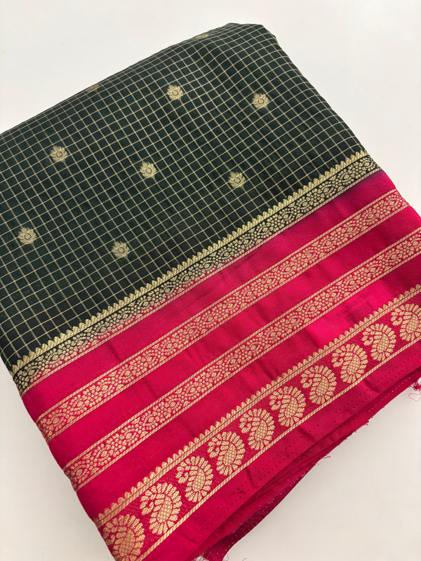 Fancy Crape Saree-J18