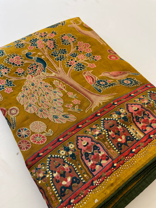 New Designer Fancy Saree 127-1129