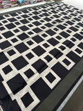 Black and White Tussar Printed Saree- JU28