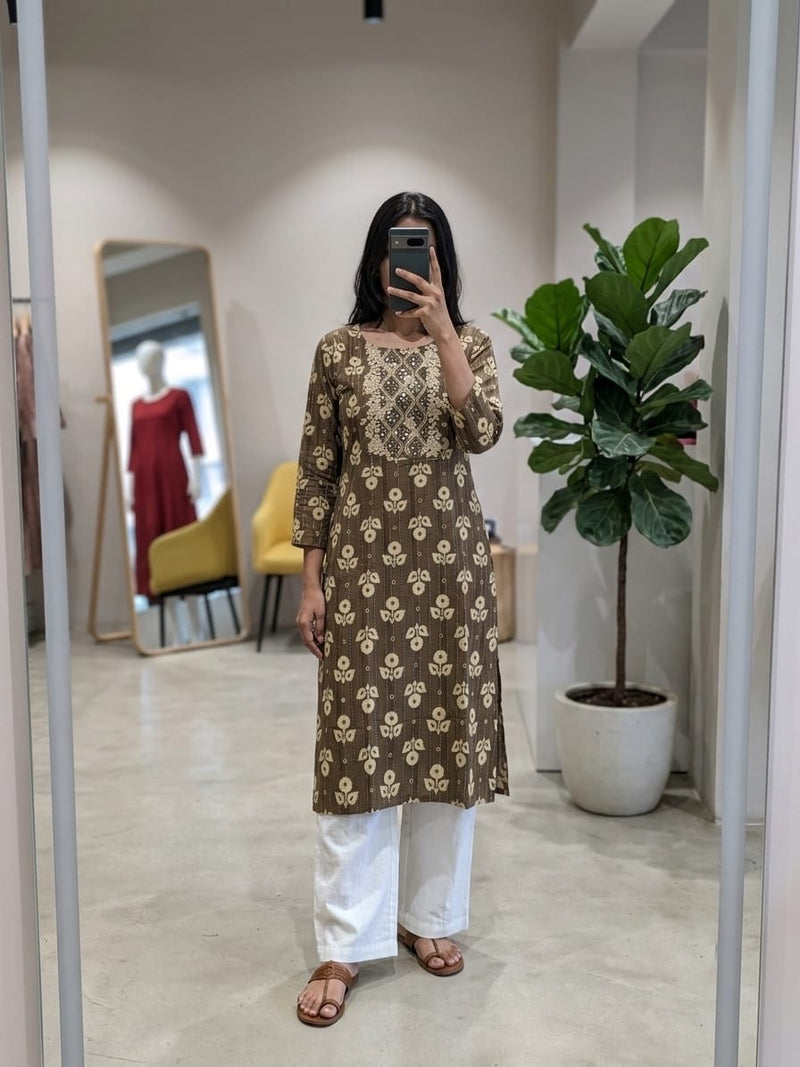 Cotton Kurti Kasturi Collection