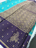 Banarsi Viscose Fancy Saree-JU11