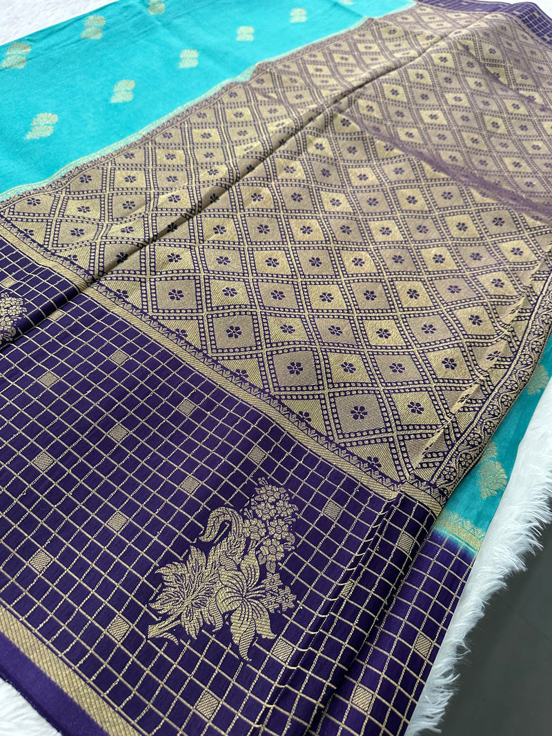 Banarsi Viscose Fancy Saree-JU11