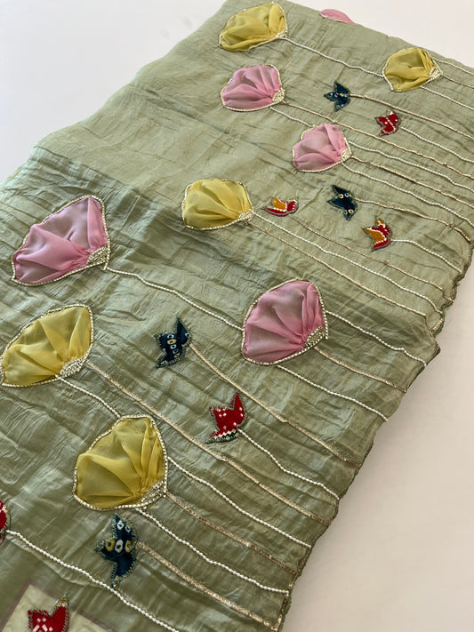 Soft organza designer fancy