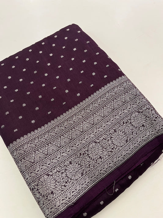 Banarasi silver butties