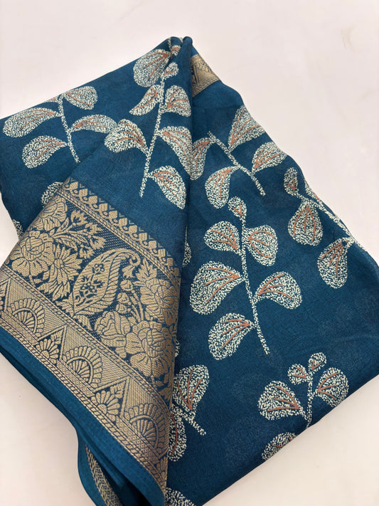 Printed chiffon