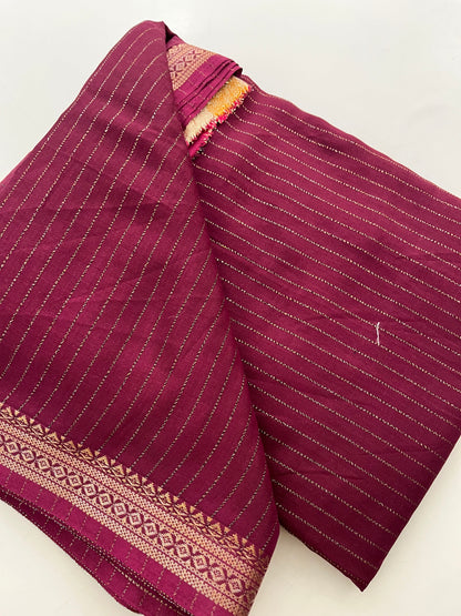 Tussar Zari Lines