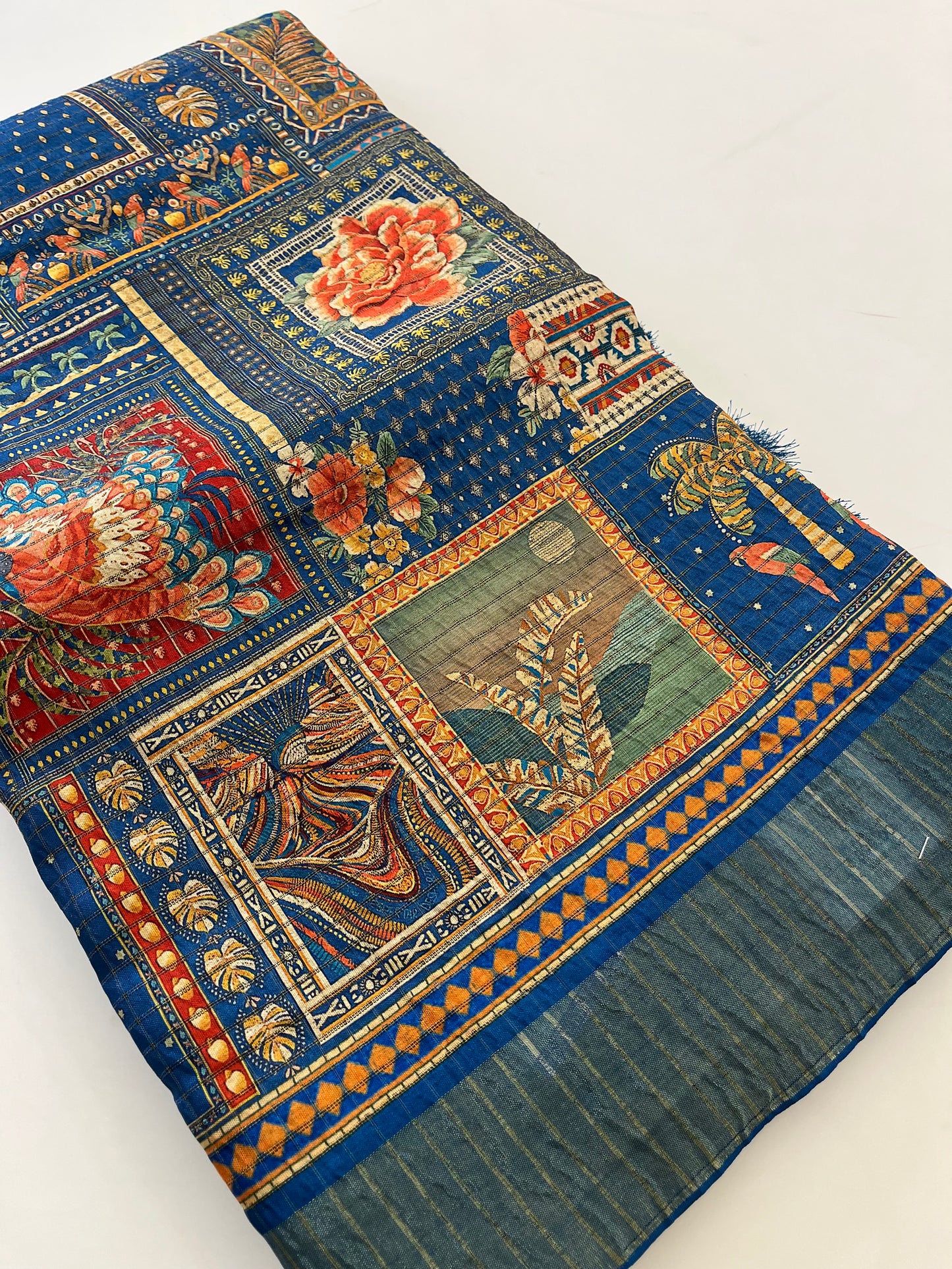 Crush Tussar Printed