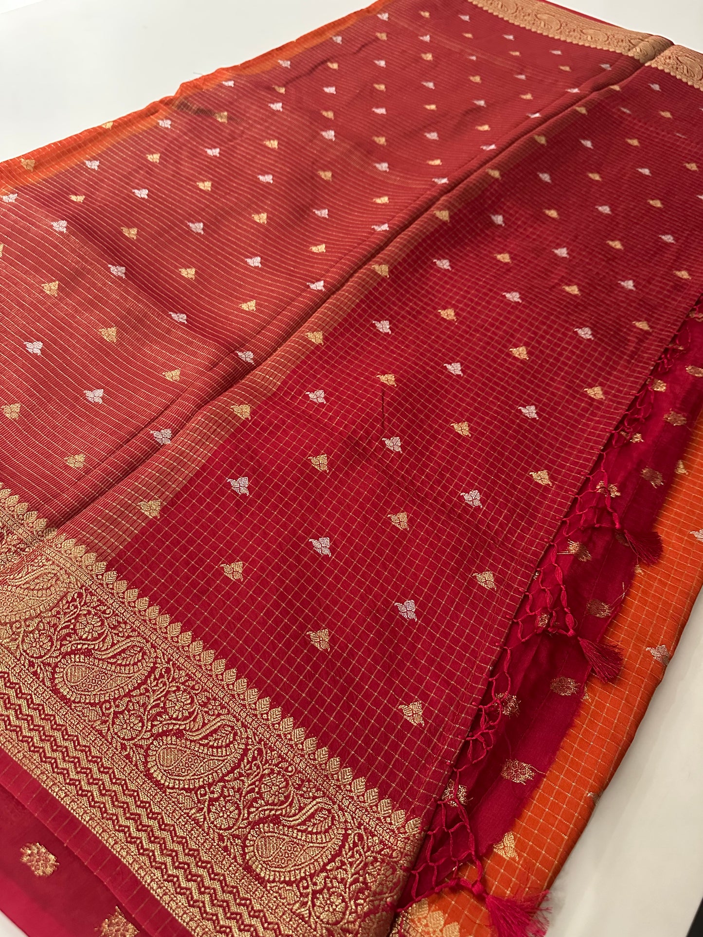 Viscose Banarasi saree-M27