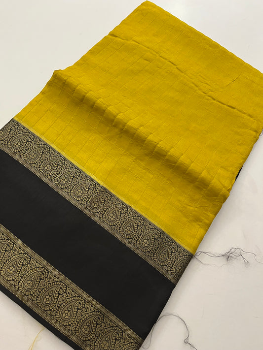 Dupion silk saree