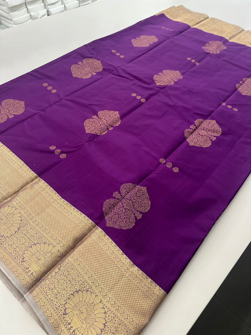 Semi Kanchi Silk Saree-JU16