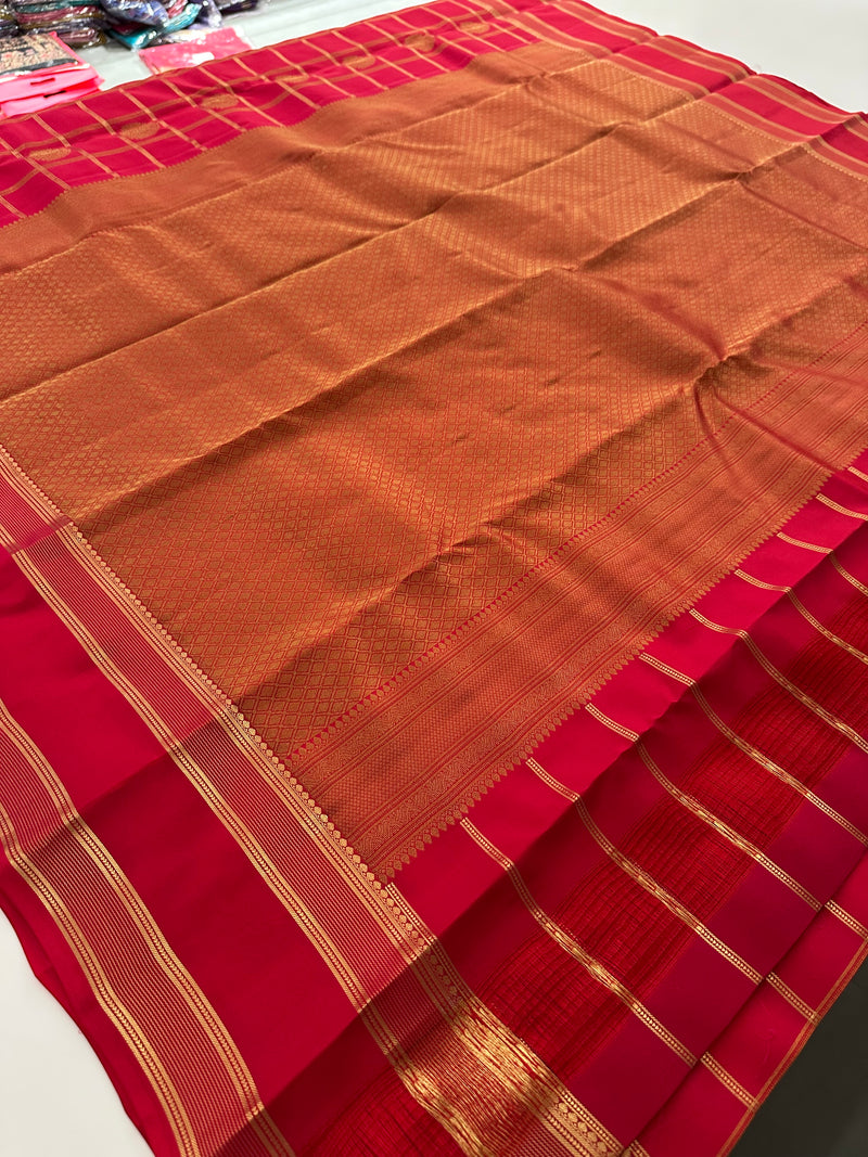 Self Kanchi Silk Sarees🌹