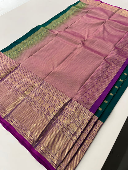 Pure Kanchipuram silk saree with silk mark certified