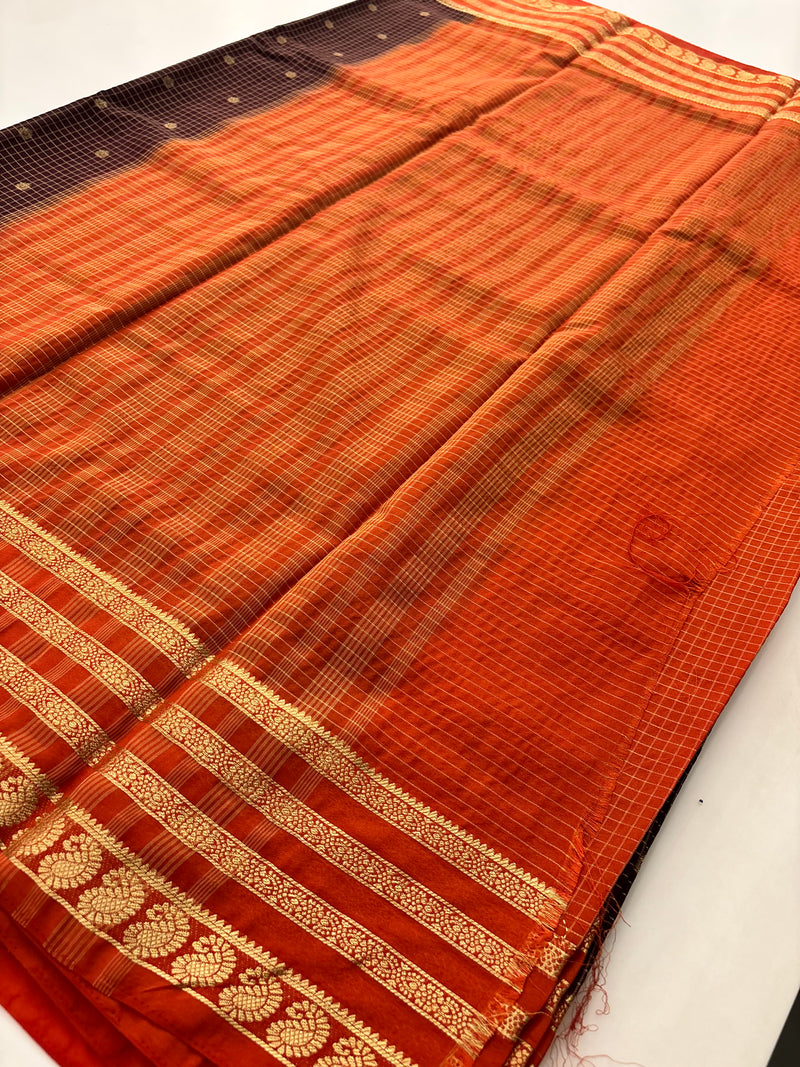 Fancy Crape Saree-J18