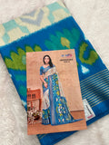 Ikkat Print Crape Chiffon-M26