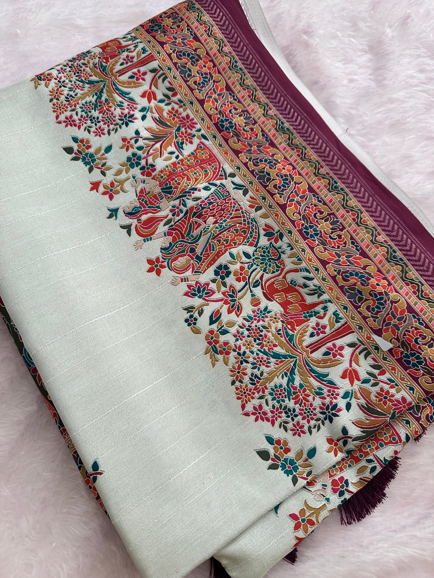 Kalamkari Tussar Fancy-M10