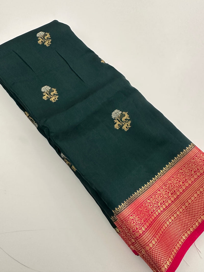 Premium Tussar Fancy Saree -AU6
