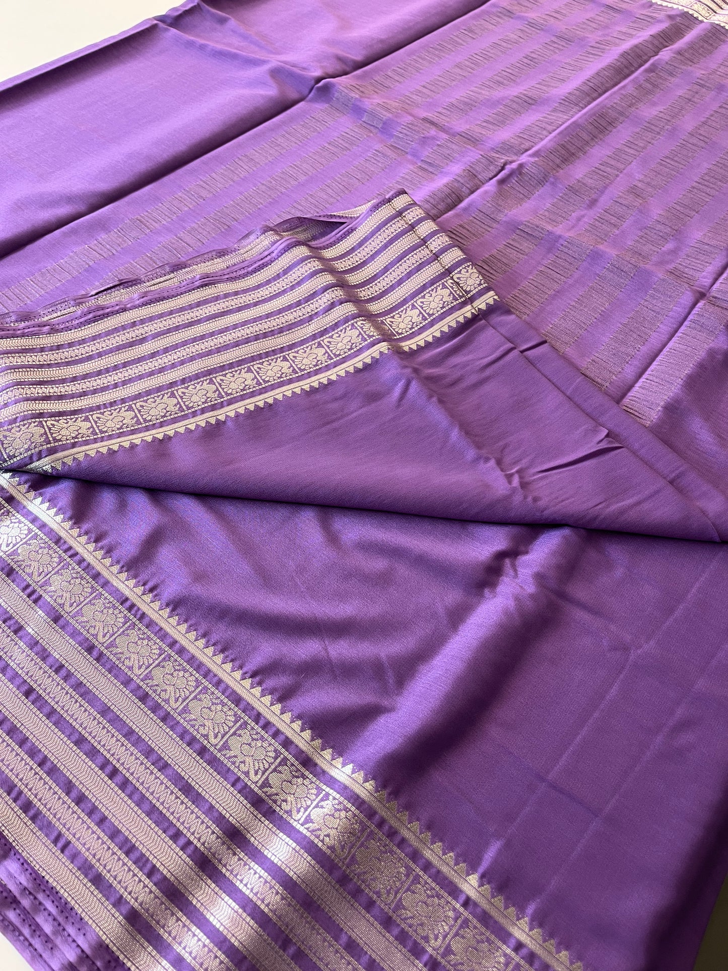 Semi Mysore silk premium