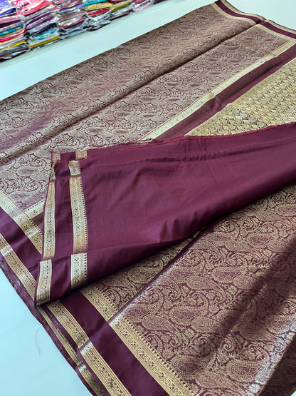 Banarasi brocade soft silk