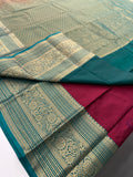 Semi Kanchi Silk Saree-JU7