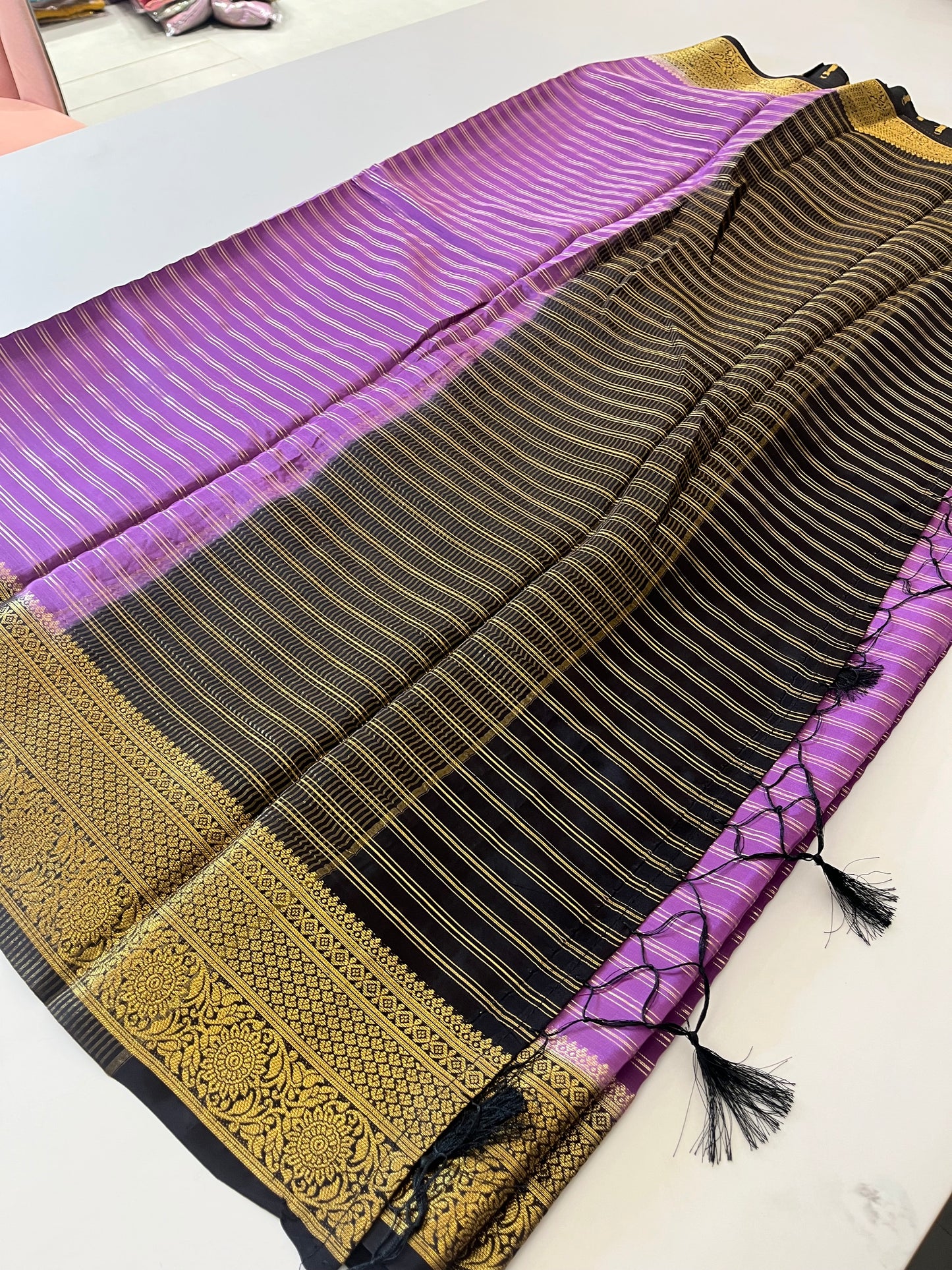 Designer Crape silk saree