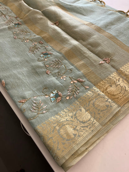 Jaipuri Soft cotton full embroidery Designer