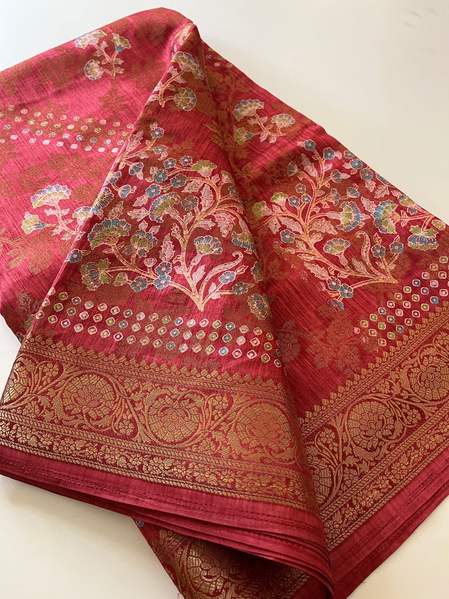 Tussar Printed Fancy