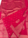 PINK TUSSAR DESIGNER SAREE-J25