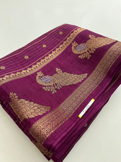 Tussar Fancy saree