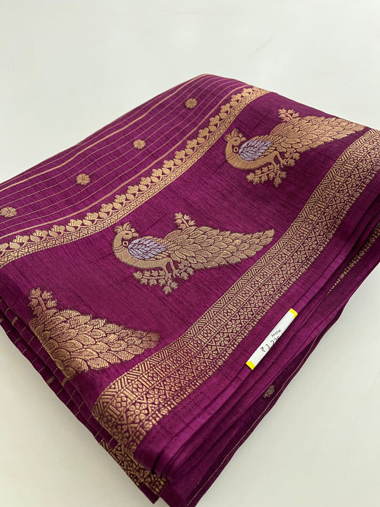 Tussar Fancy saree