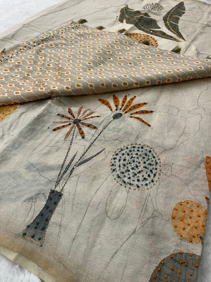 Knot Work Fancy Saree-F17