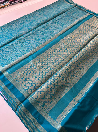 Banarasi brocade soft silk