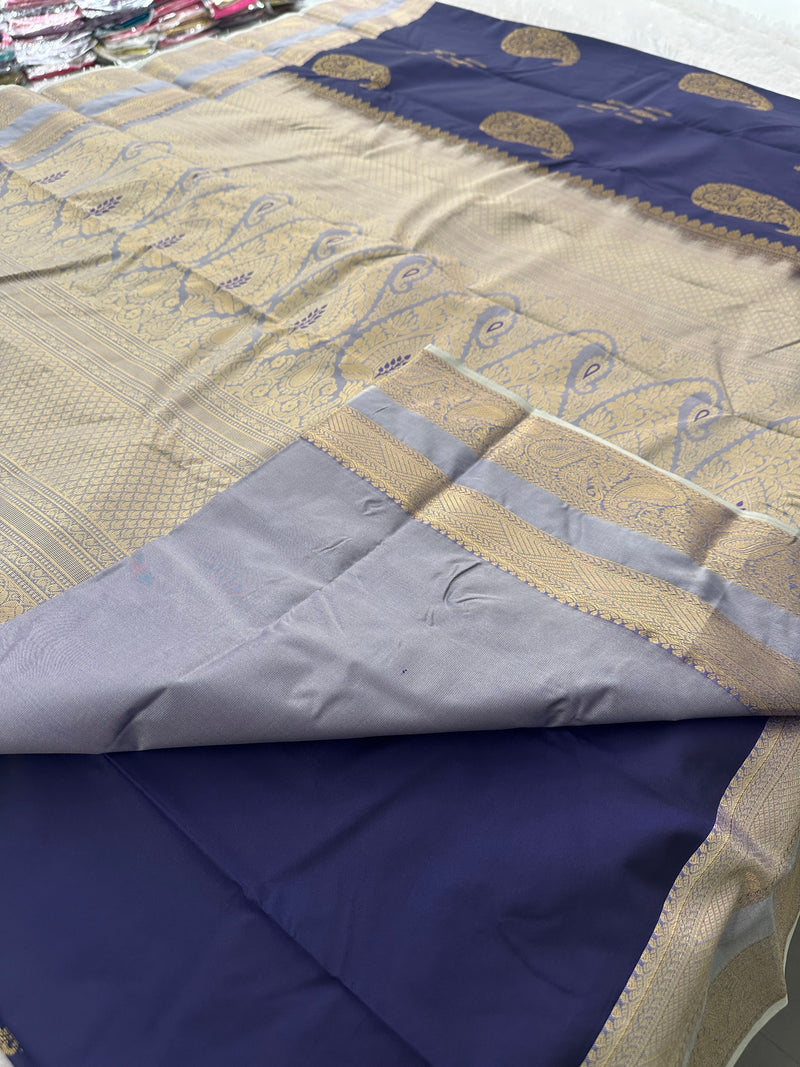 Semi Kanchi Silk Saree-(Ju2)